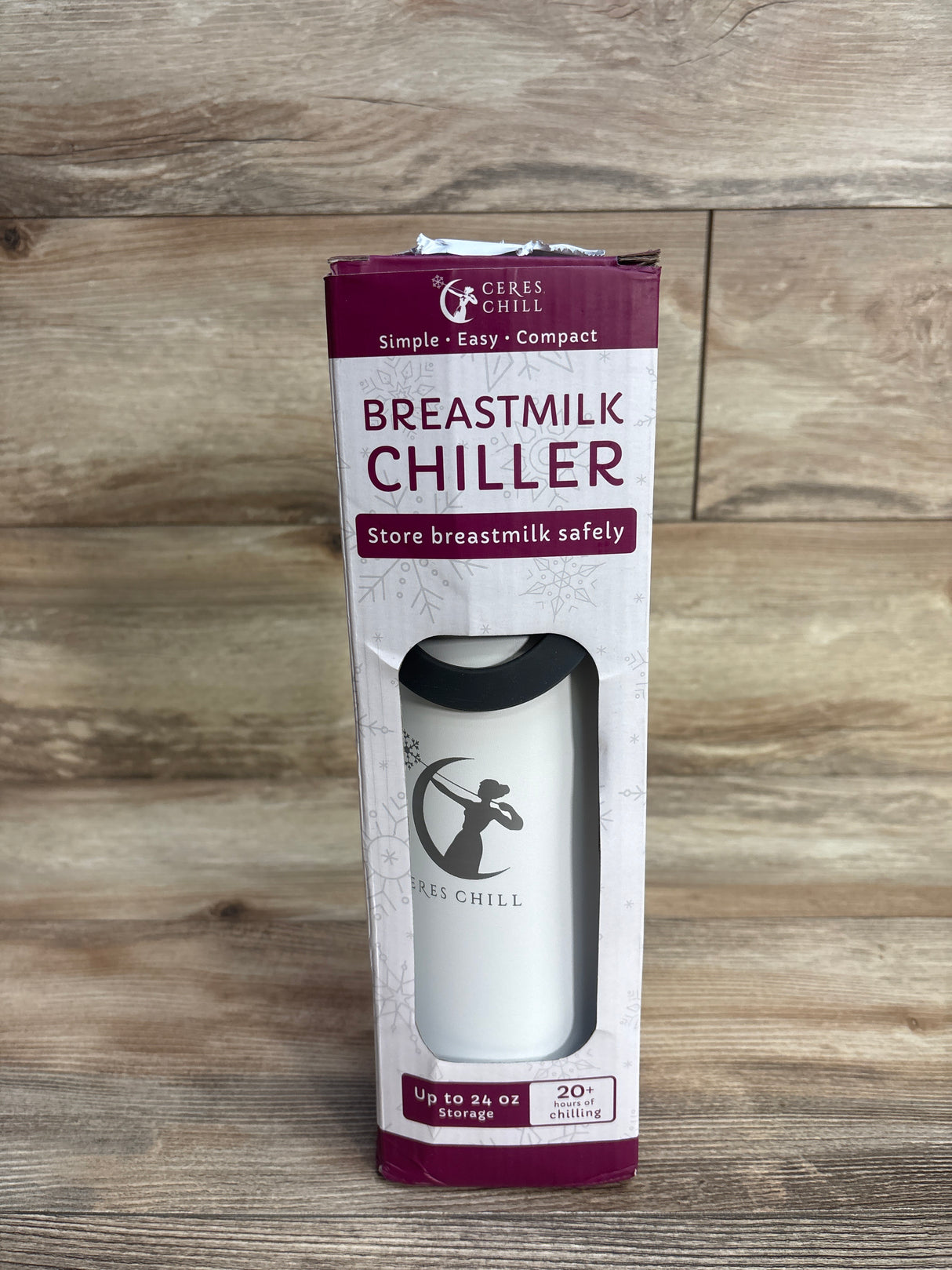 Ceres Chill Breastmilk Chiller in Future's So Bright White 24oz