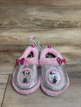 NEW Disney Junior Minnie Mouse Glittery Slippers Pink sz 11-12c