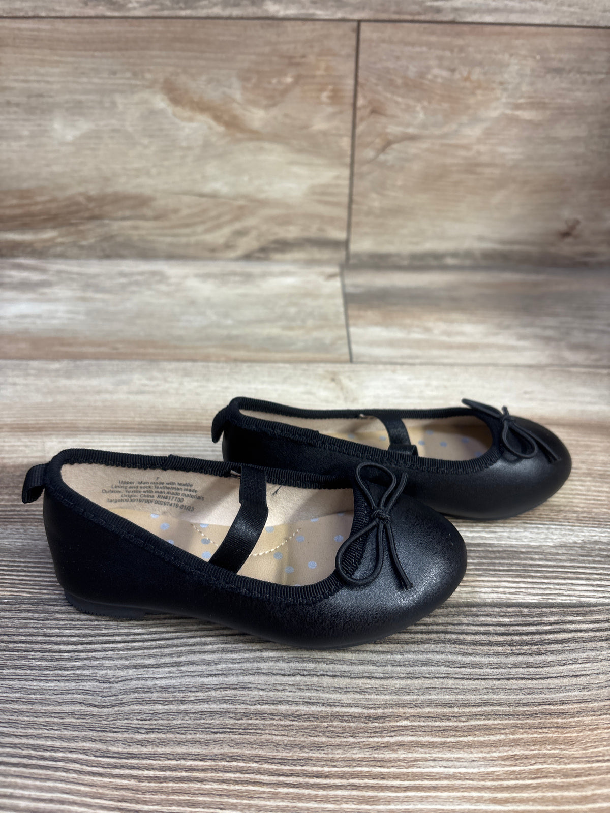 Cat & Jack Nora Ballet Flats Black sz 7c