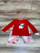 NEW Just One You 2pc Snowman Fleece Pajama Set Red sz 3T - Me n Mommy To Be