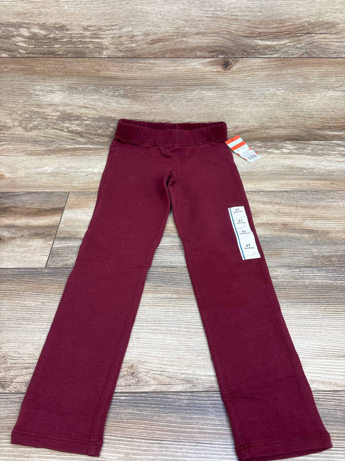 NEW Cat & Jack Knit Jeggings Maroon sz 5T