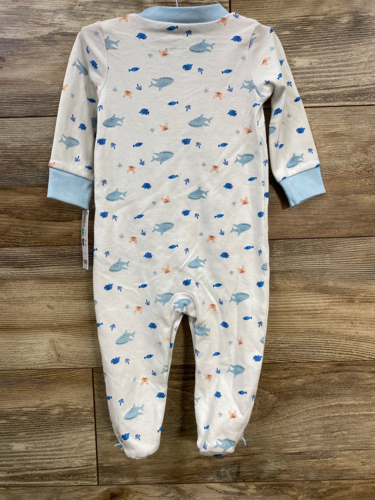 NEW Carter's Sea Animal Sleeper White sz 9m