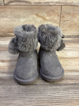 Jumping Beans Coco Easy Zip Boots Grey sz 5c