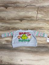 NEW The Grinch Holiday Sweatshirt Grey sz 18m