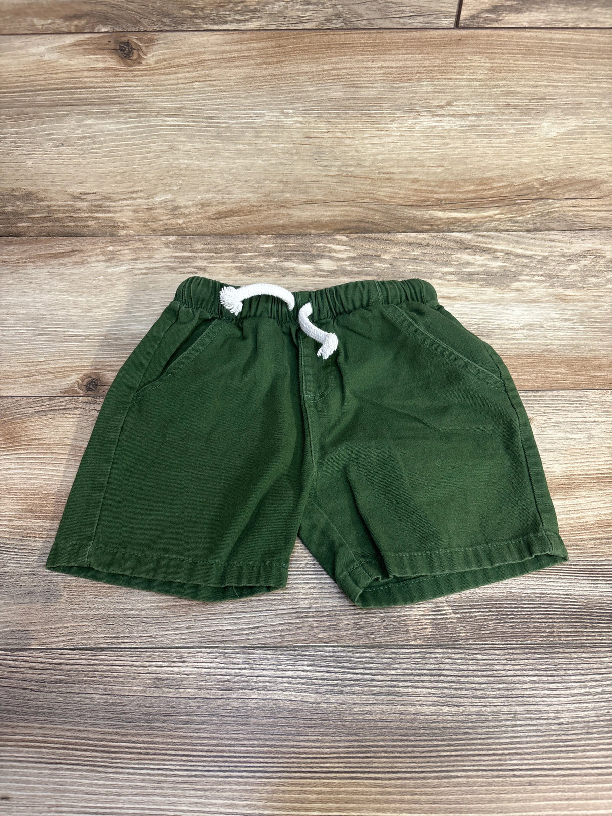 Drawstring Shorts Green sz 3T