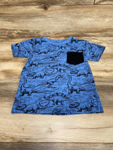 Eighty Eight Dinosaur Shirt Blue sz 5T