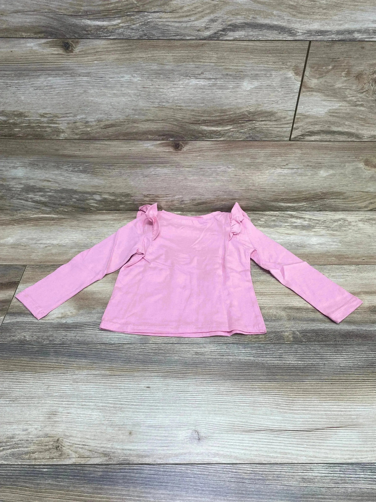 NEW Okie Dokie Sea Pink Ruffle Top sz 2T