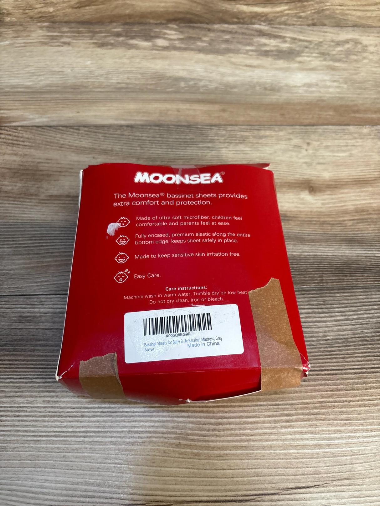 Moonsea Bassinet Sheets 4pk