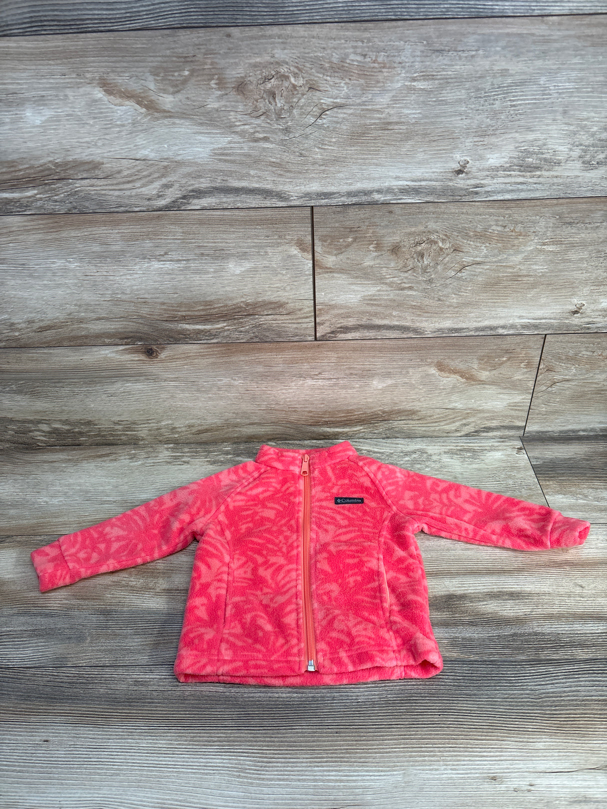 Columbia Fleece Zip-Up Jacket Pink sz 12-18m