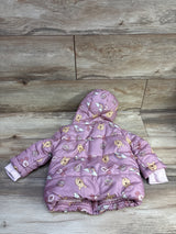 Disney Baby Winnie The Pooh Puffer Jacket Pink sz 18m