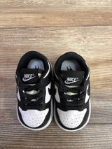 Nike Dunk Low TD 'Black White' Sneakers sz 3c