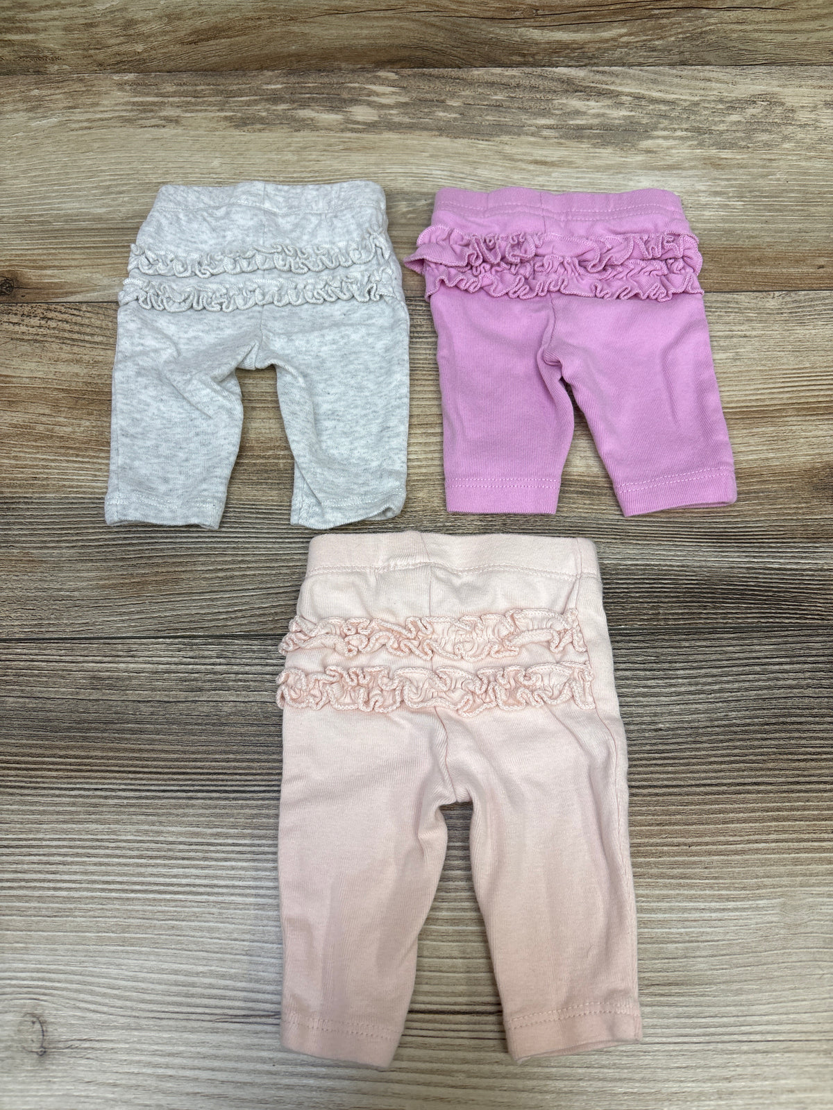 Child Of Mine 3pk Ruffle Pants Pink sz Preemie