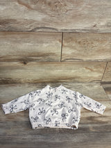 Cat & Jack Quarter Zip Sweatshirt Ivory sz 6-9m