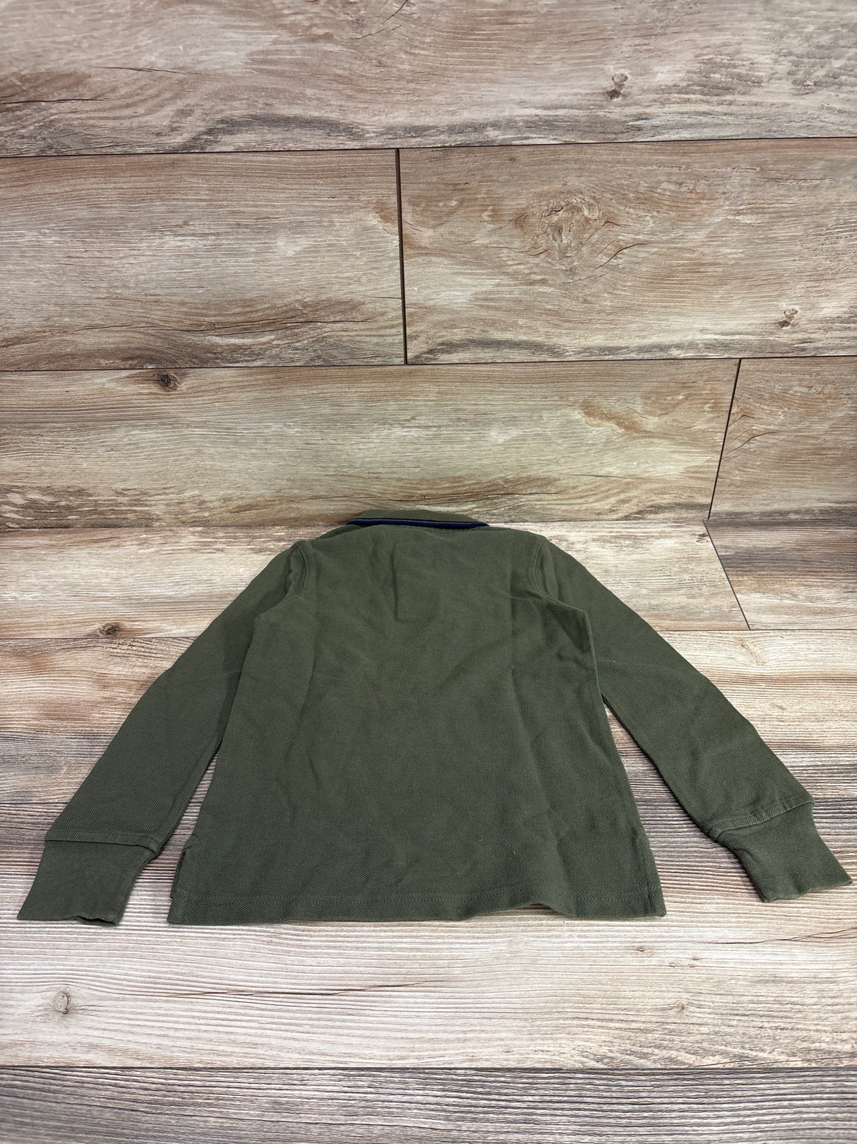 Baby Gap Long Sleeve Polo Shirt Green sz 4/5T