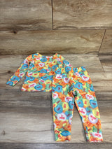 Sweethearts Valentines Day Heart Print Pajama Set Multicolored sz 18m