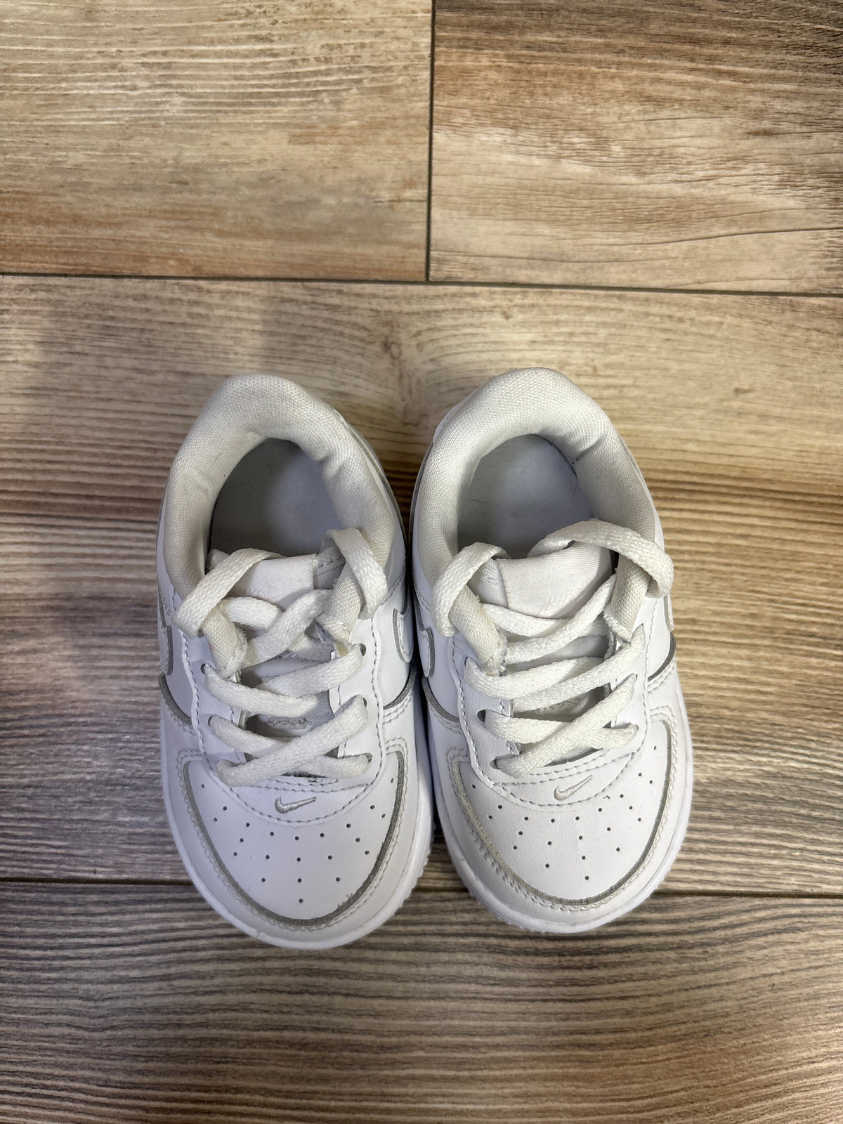 Nike Force 1 Low TD 'Triple White' Sneakers sz 6c