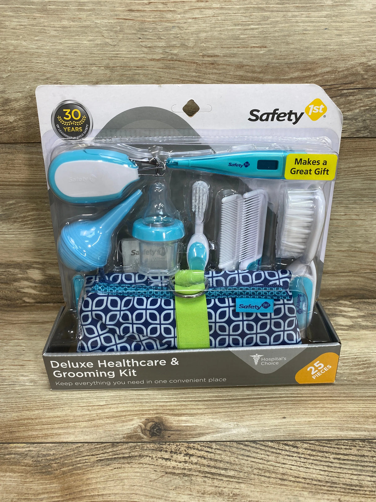 NEW Safety 1st 25Pc Deluxe Nursery Healthcare & Grooming Kit Blue