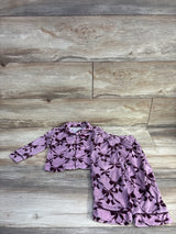 Betsey Johnson 2pc Coat Style Pajama Set Purple sz 24m