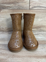 Harper Canyon Leopard Print Fur Boots Brown sz 8c - Me n Mommy To Be