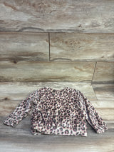 Cat & Jack Velour Leopard Sweatshirt Beige sz 2T