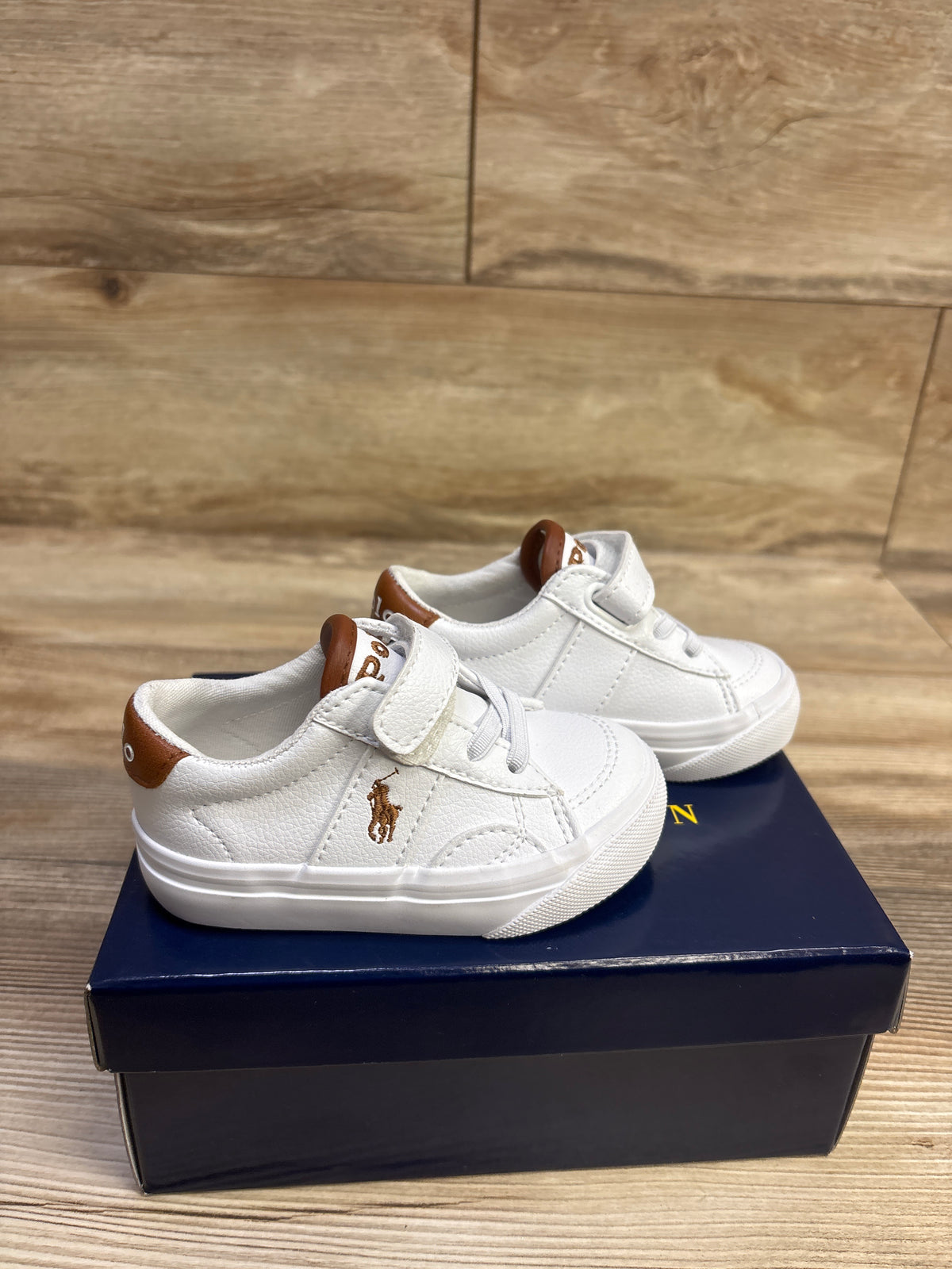 Polo Ralph Lauren Ryley PS Sneakers White sz 4.5c