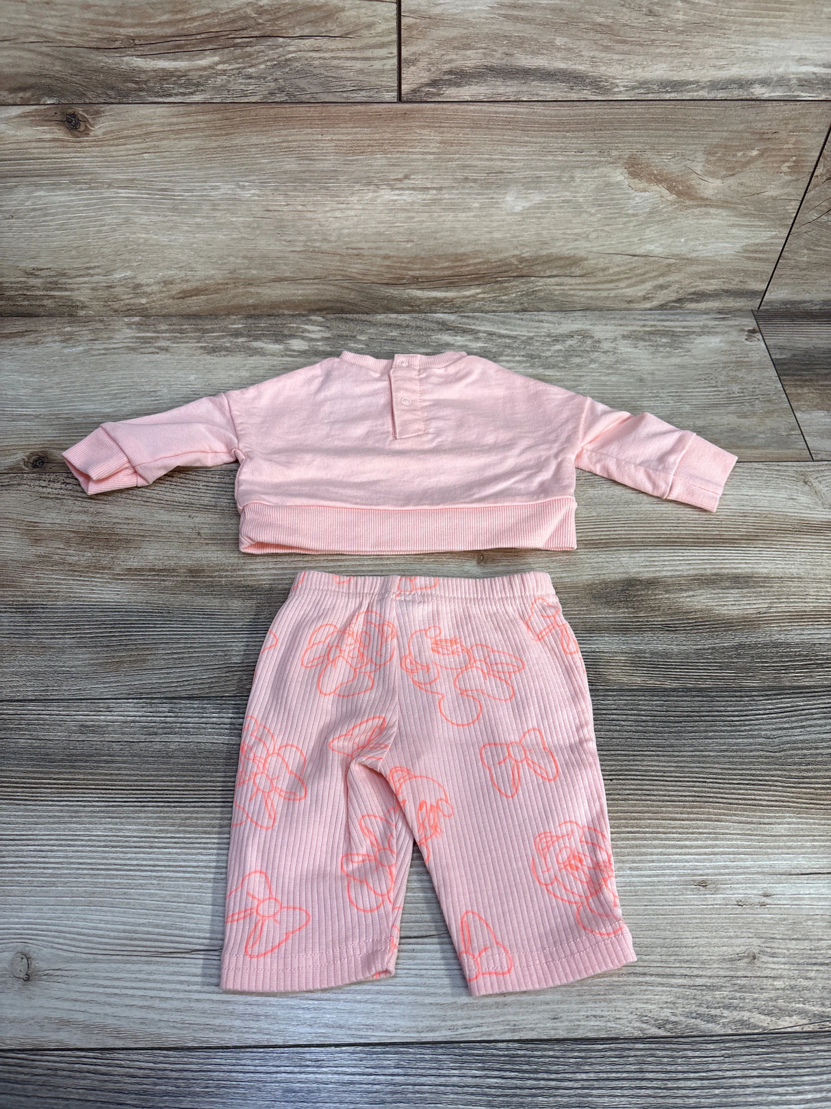 Disney Baby Minnie Mouse 2pc Set Pink sz NB
