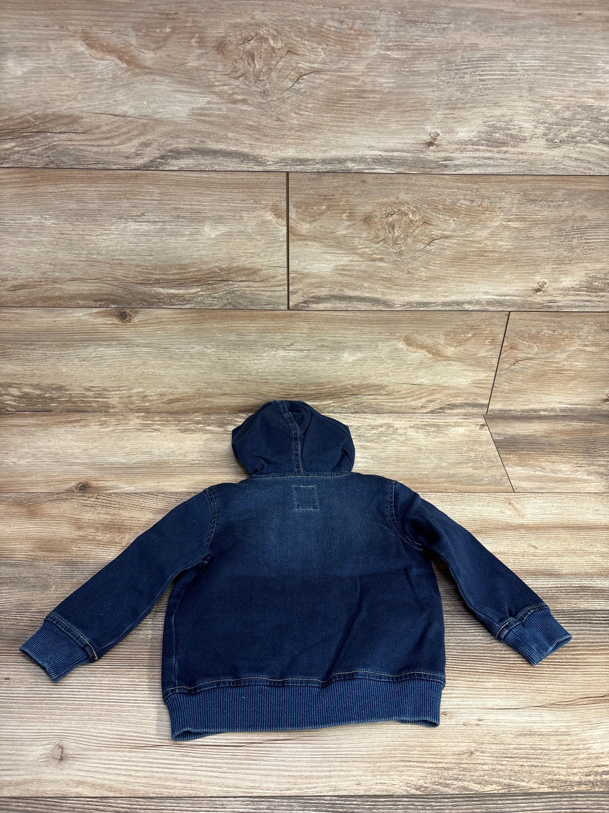 Levi's Chambray Full Zip Hooded Jacket Blue sz 18m