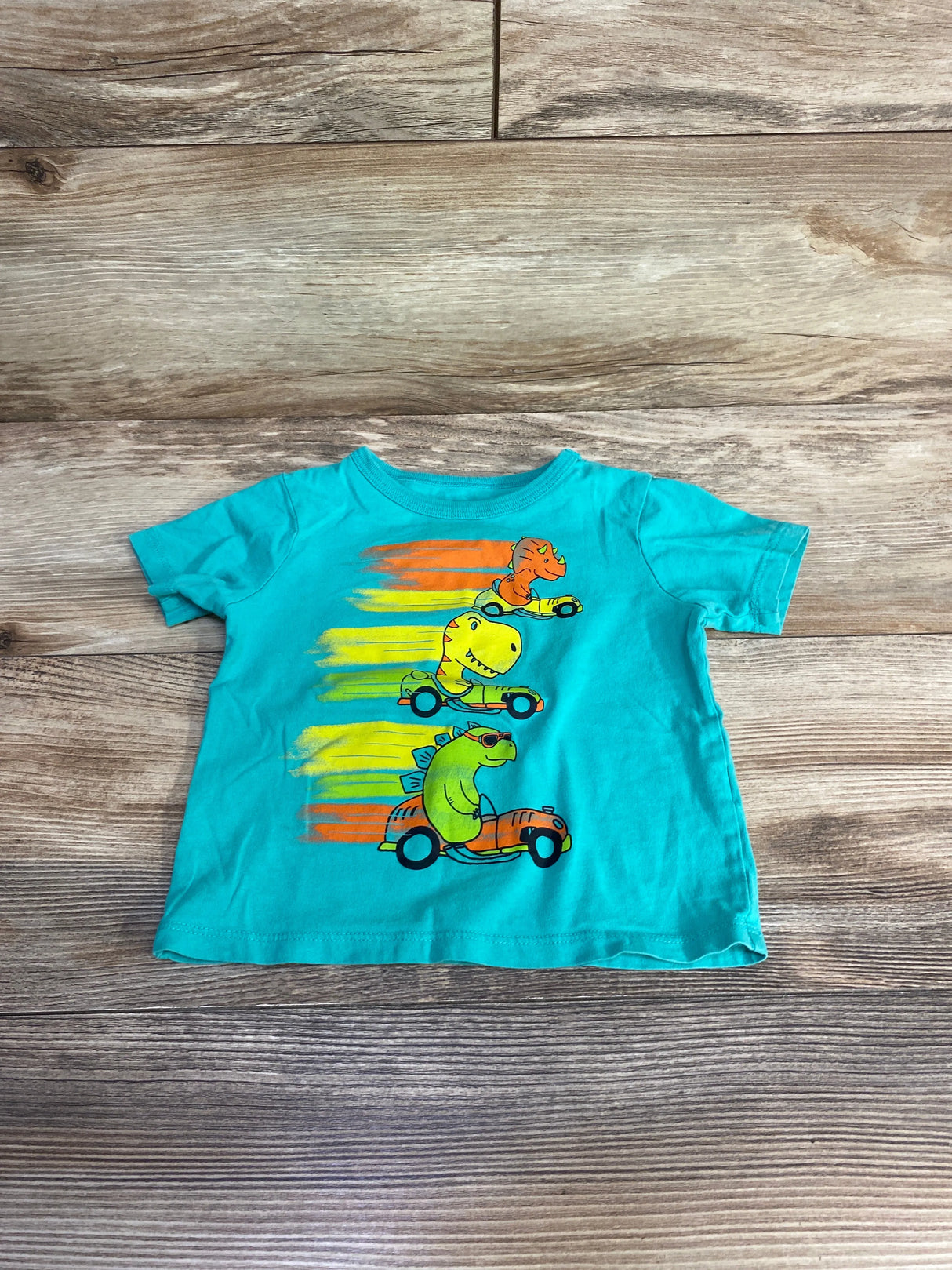 Children's Place Dinosaur Shirt Green sz 18-24m