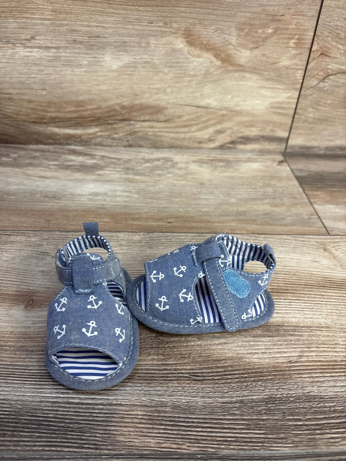 Soft Sole Anchor Prink Sandals Blue sz 3c