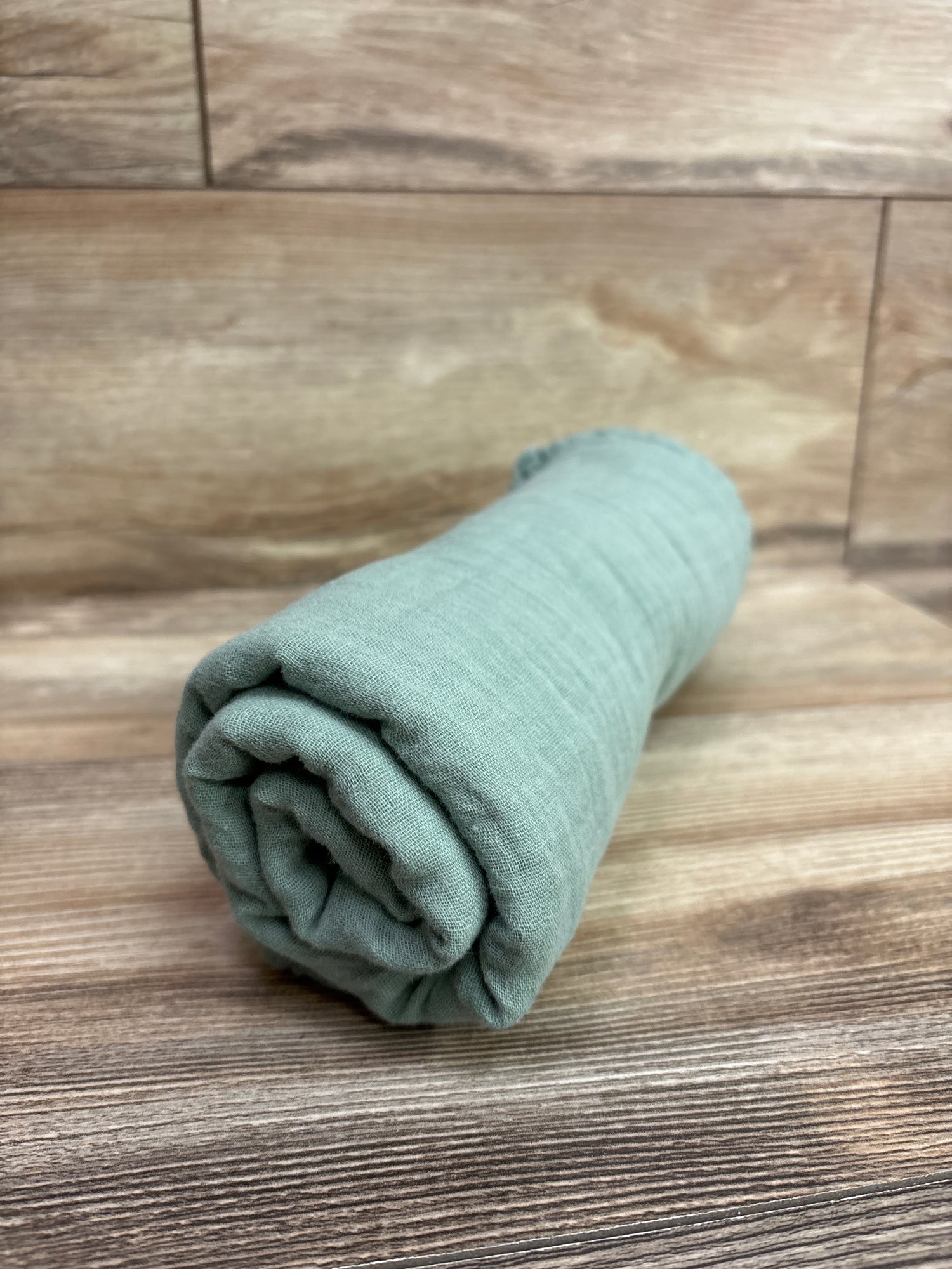 CottCare Muslin Swaddle Blanket Green 40x40''