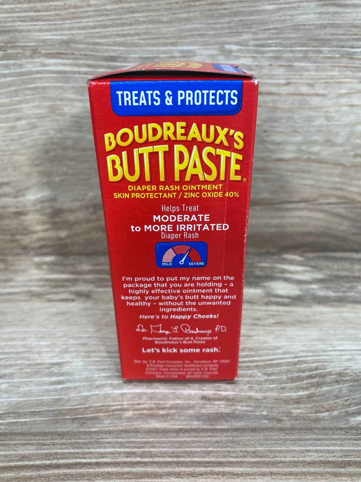 NEW Boudreaux's Butt Paste Baby Diaper Rash Cream Maximum Strength - 2oz