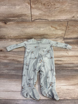 Carter's Ribbed Airplane Sleeper Sage sz 6m