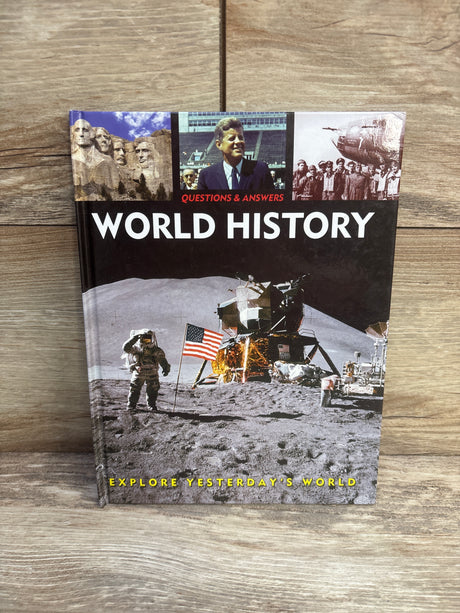 Questions & Answers: World History Hardcover Book - Me n Mommy To Be