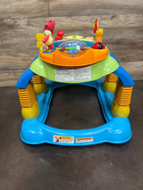 Delta Children Lil Play Station 4-in-1 Activity Walker Blue