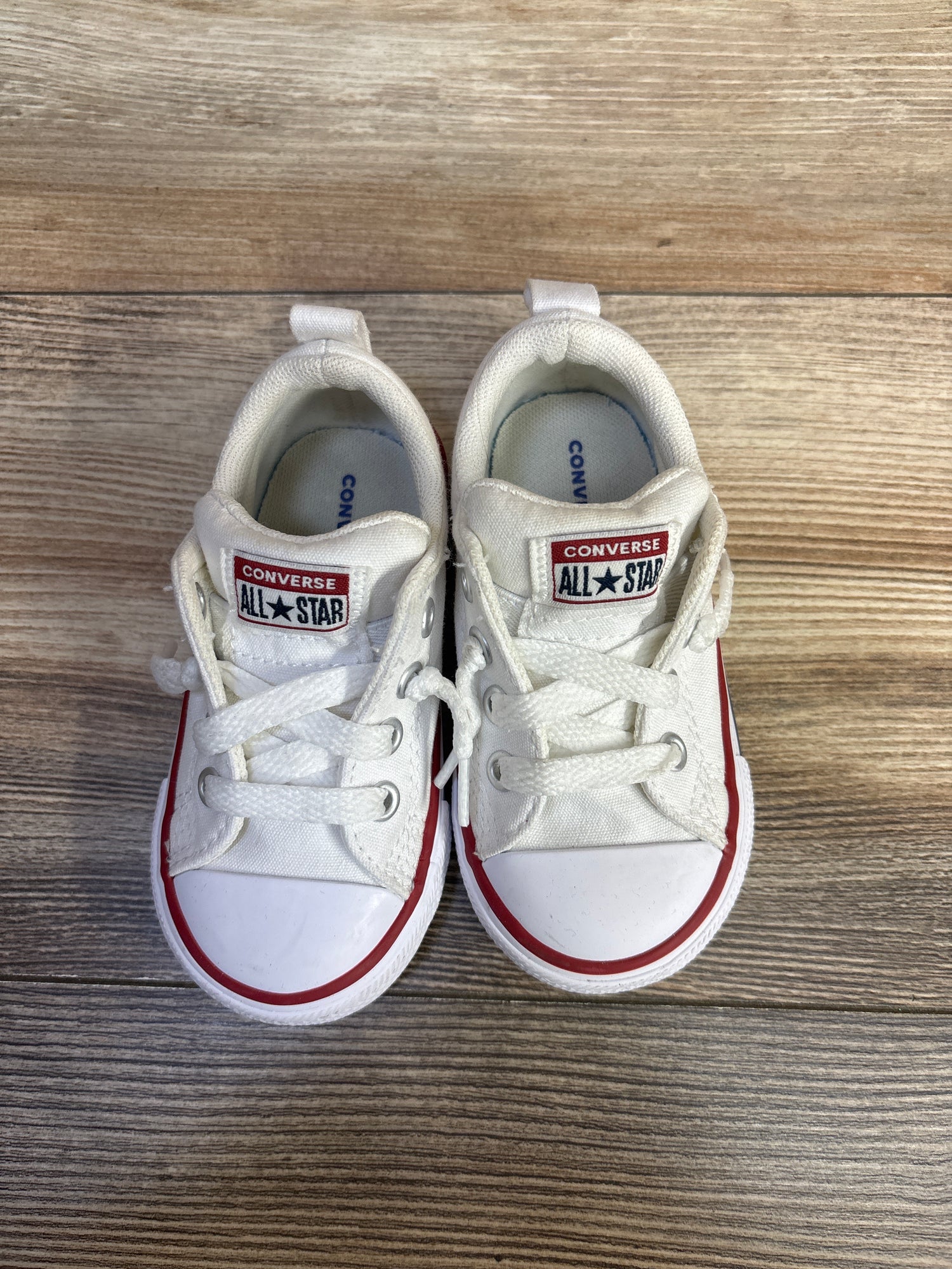 Converse Chuck Taylor All Star Street Low Sneakers White sz 6c
