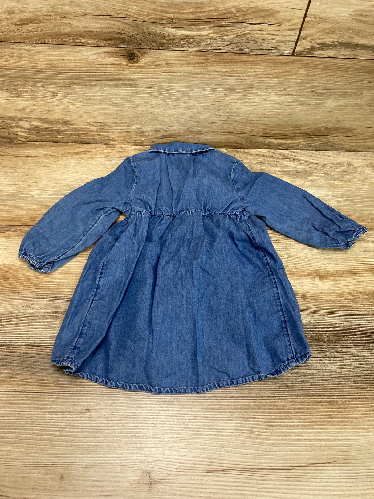 Old Navy Chambray Shirt Dress Blue sz 12-18m