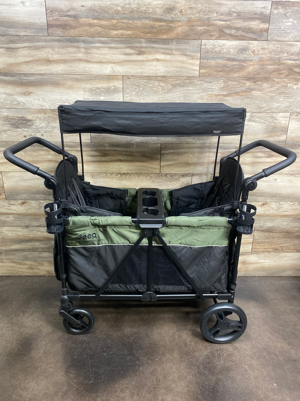 NEW Jeep Aries Stroller Wagon Green/Black