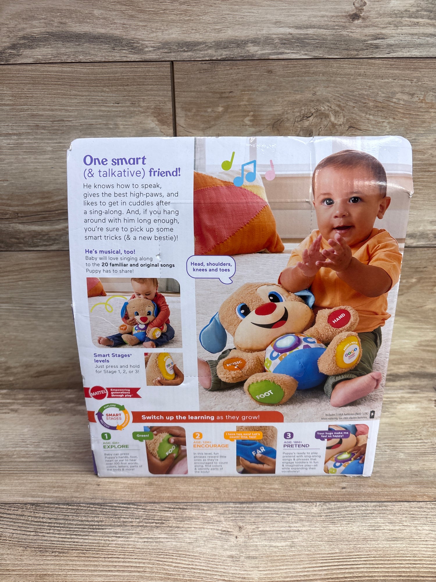 NEW Fisher Price Laugh & Learn Smart Stages Puppy