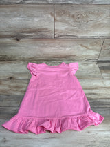 Betsey Johnson Teddy Bear Peplum Nightgown Pink sz 2T