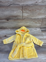 Hudson Baby Plush Hooded Duck Robe Yellow sz 0-9m