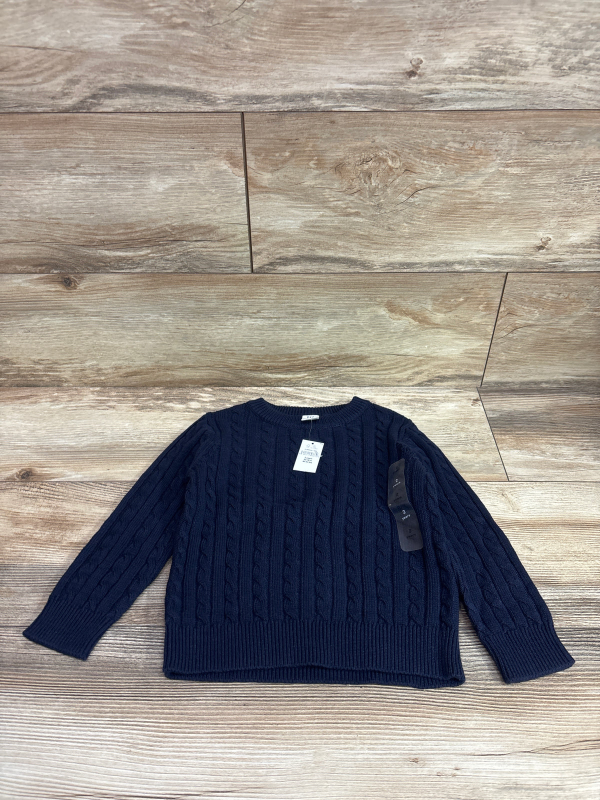 NEW Baby Gap Cable Knit Sweater Navy sz 2T