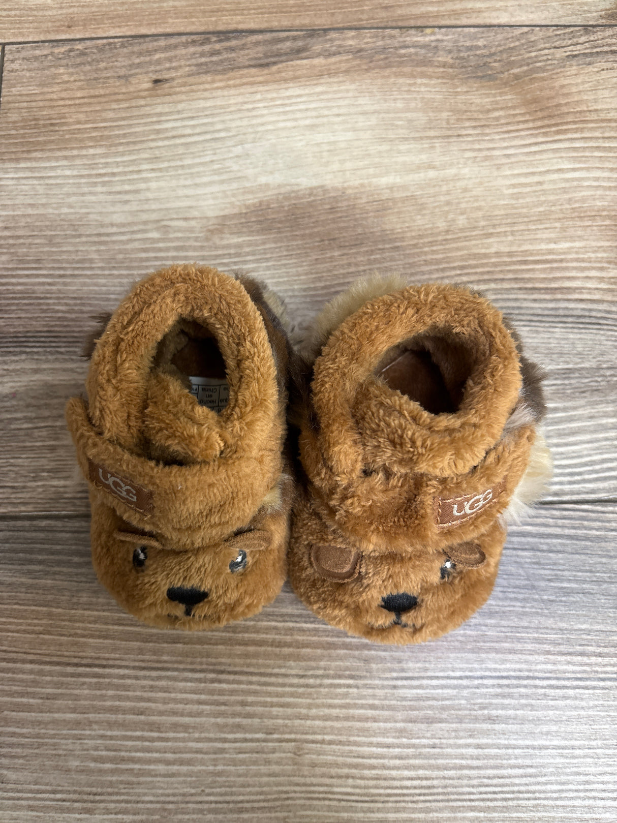 UGG Baby Bixbee Bear Boots Brown sz 0/1c
