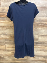 Melrose & Market Maternity Ruched Dress Navy sz XL