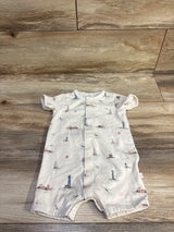 Little Planet Organic Shortie Romper Beige sz 12m