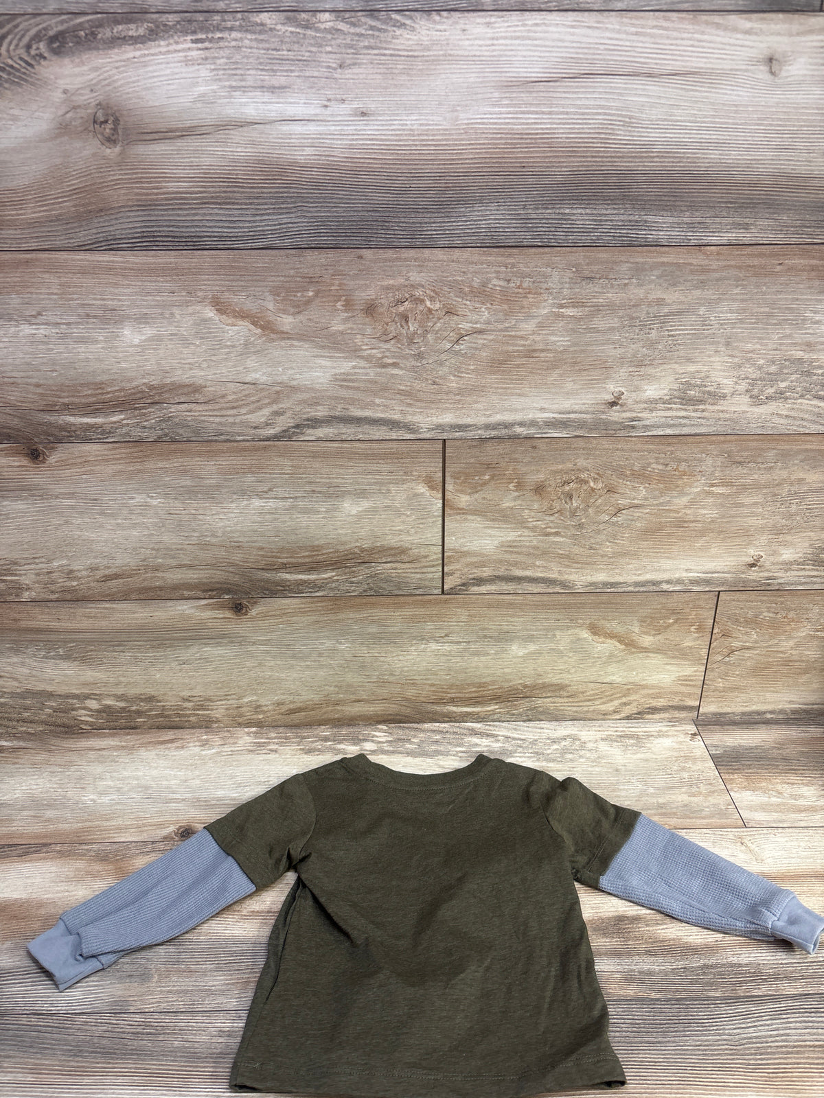 Marvel Layered Sleeve Shirt Green sz 3T