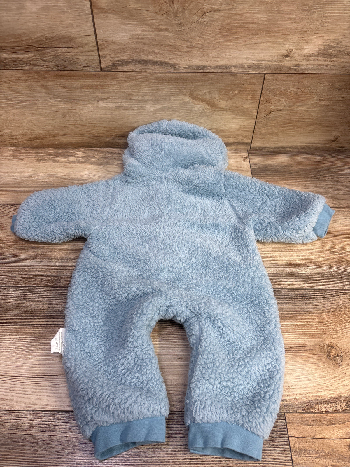Sherpa Hooded Coverall Blue sz 3-6m