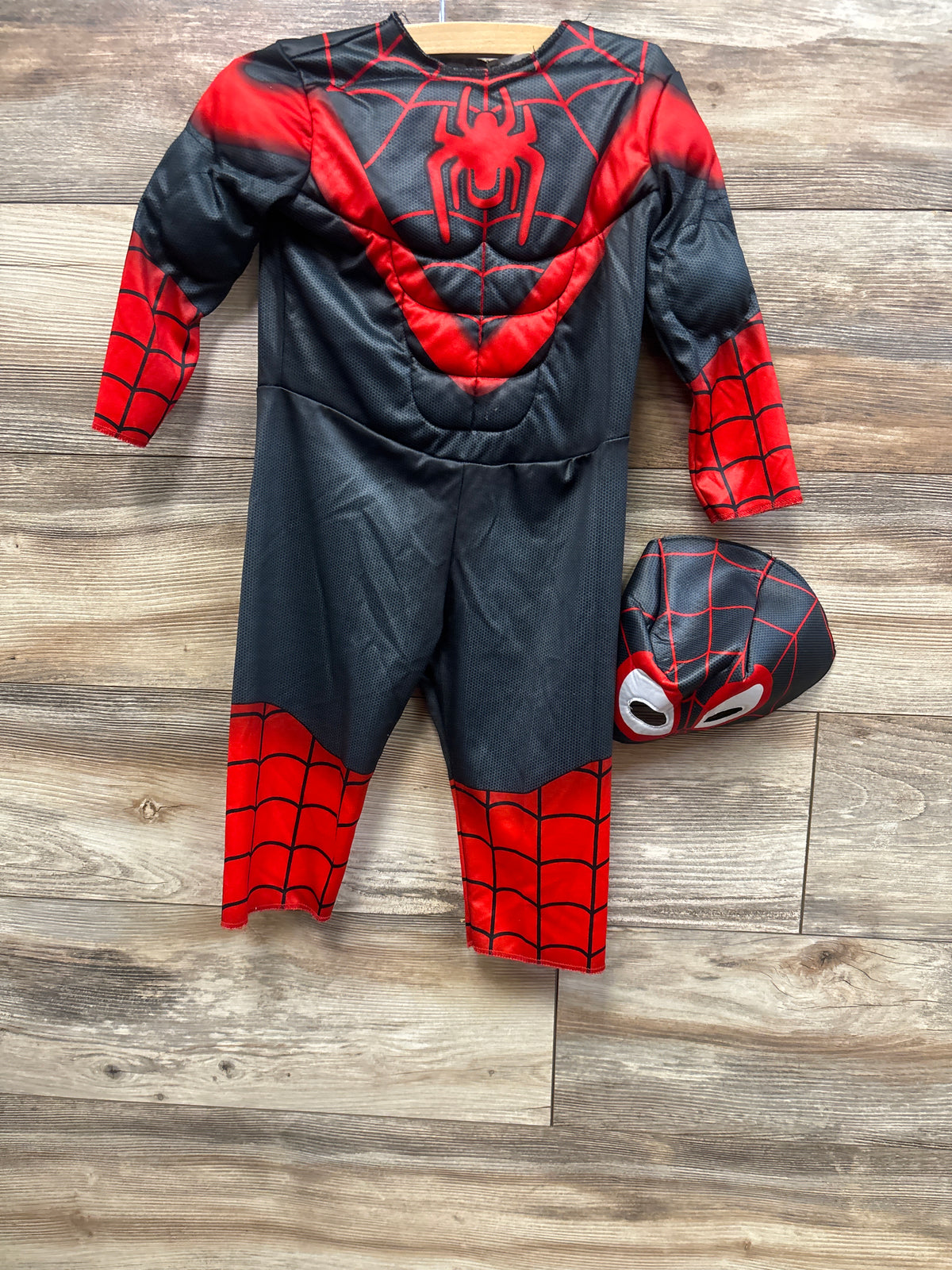 Jazwares Costumes Spider-Man Miles Morales 2pc Costume Black sz 2T
