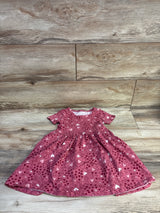 Jumping Beans Heart Print Dress Pink sz 3T