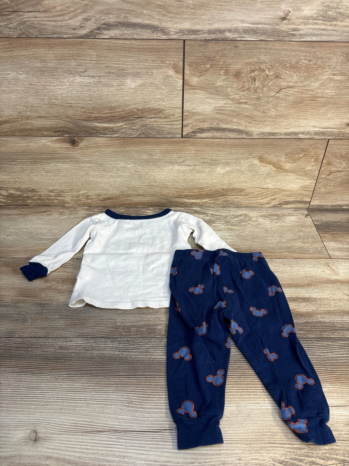 Disney Junior Mickey Mouse 2pc Pajama Set White sz 18m