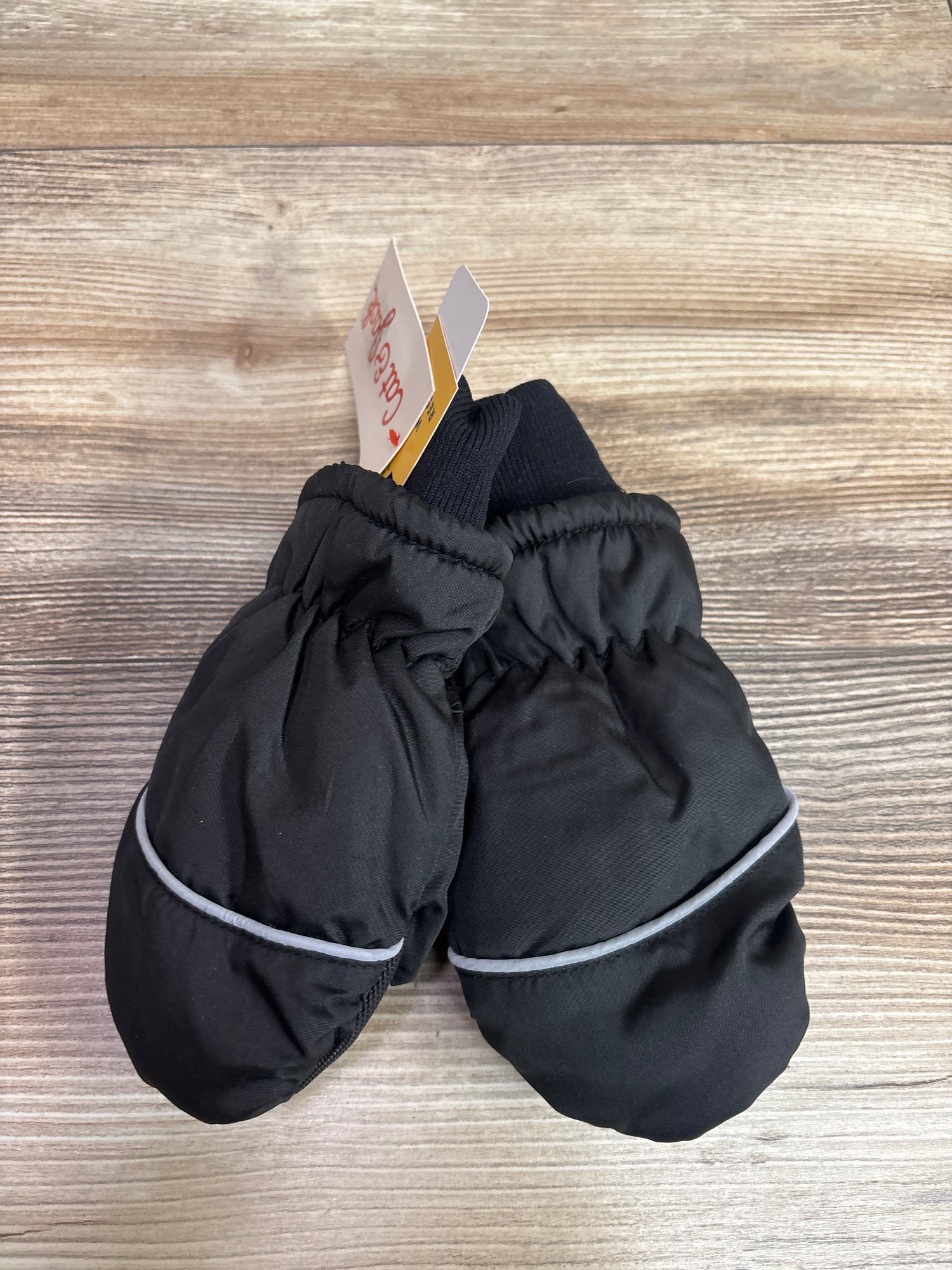 NEW Cat & Jack 3M Thinsulate Winter Mittens Black sz 12-24m